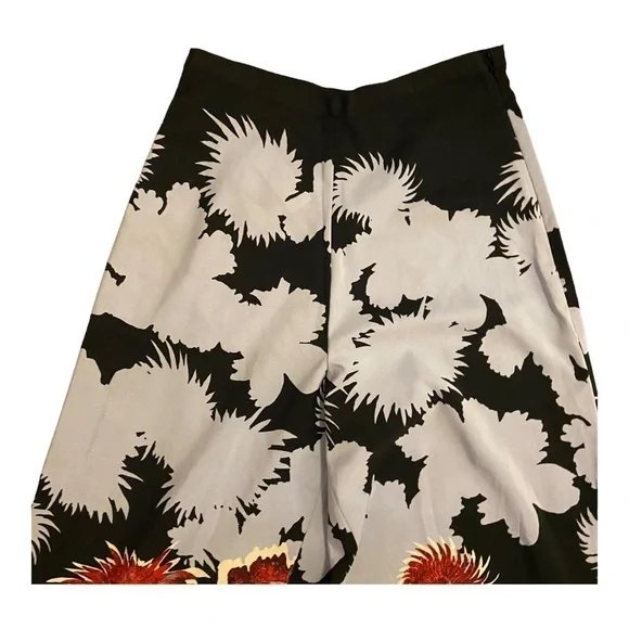 Topshop Floral Print Wide Leg Pants - Picture 2 of 8
